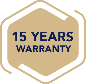 Warranty 15 years